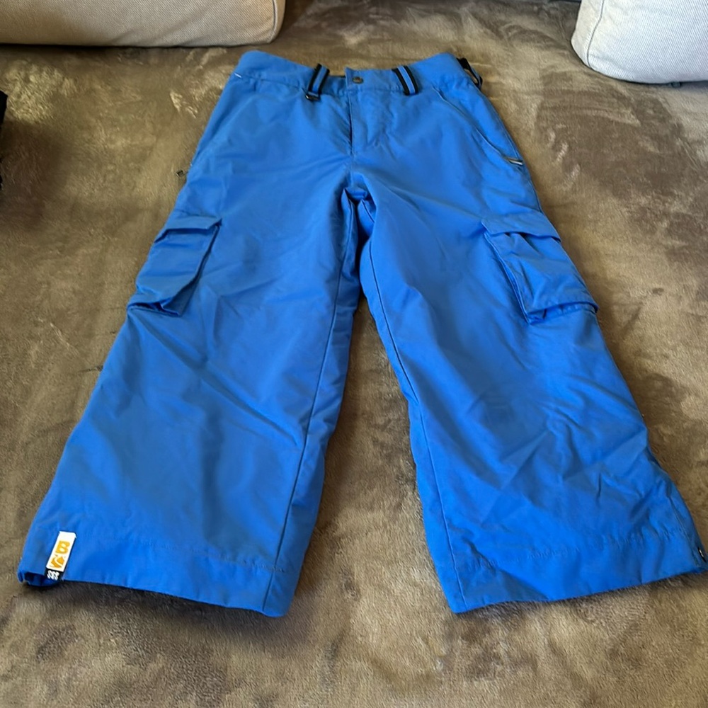 Burly youth medium blue snowboard/skiing pants